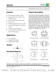APL431CEC-PBL datasheet pdf ANPEC Electronics Corporation