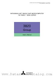 M38203M4 datasheet pdf Mitsubishi Electric Corporation