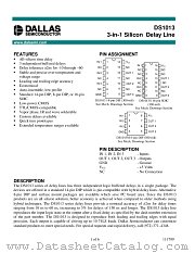 DS1013-150 datasheet pdf MAXIM - Dallas Semiconductor