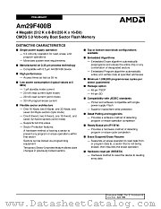 AM29F400BB-120SI datasheet pdf Advanced Micro Devices
