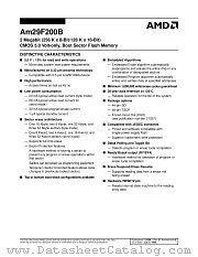 AM29F200BT-90 datasheet pdf Advanced Micro Devices