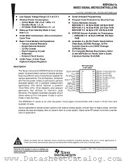 MSP430X11X datasheet pdf Texas Instruments