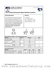AO7801 datasheet pdf Alpha & Omega Semiconductor