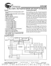 CY7C1350F-225AC datasheet pdf Cypress