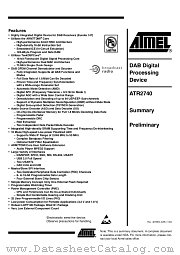 ATR2740-RQHH datasheet pdf Atmel