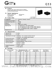 G53AS-DC110 datasheet pdf Global Components & Controls