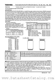 TC551001CF-70L datasheet pdf TOSHIBA