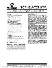 TC7116CPL datasheet pdf Microchip