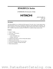 HM628512ALP-7SL datasheet pdf Hitachi Semiconductor