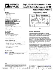 AD5620BRJ-1REEL7 datasheet pdf Analog Devices