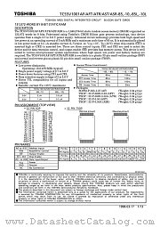 TC55V1001ATR-10L datasheet pdf TOSHIBA