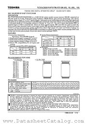 TC55V2001FTI-85 datasheet pdf TOSHIBA