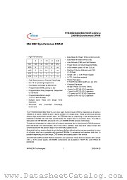 HYB39S256800DTL-7 datasheet pdf Infineon