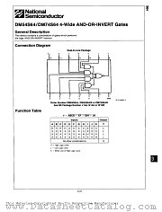 DM74S64N datasheet pdf National Semiconductor