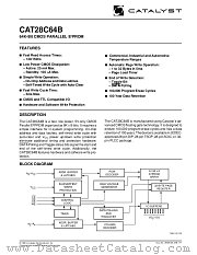 CAT28C64BT13-15T datasheet pdf Catalyst Semiconductor