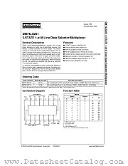 DM74LS251N datasheet pdf Fairchild Semiconductor