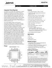 ISL6271ACR datasheet pdf Intersil