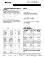EL5224IRE datasheet pdf Intersil