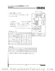 2SK856 datasheet pdf TOSHIBA