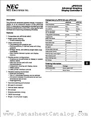 UPD72120 datasheet pdf NEC