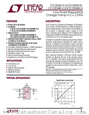 LTC3204EDC-5 datasheet pdf Linear Technology