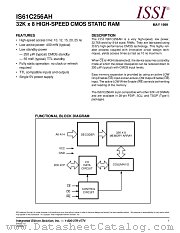 IS61C256AH-12T datasheet pdf Integrated Silicon Solution Inc