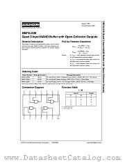 DM74LS38M datasheet pdf Fairchild Semiconductor