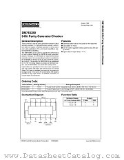 DM74S280M datasheet pdf Fairchild Semiconductor