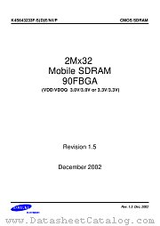 K4S643233F-SE/P1L datasheet pdf Samsung Electronic