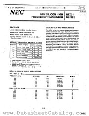 NE021 datasheet pdf NEC