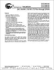CY7C1481V33-100AC datasheet pdf Cypress