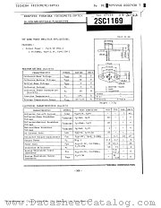 2SC1169 datasheet pdf TOSHIBA