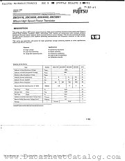 2SC3061 datasheet pdf Fujitsu Microelectronics