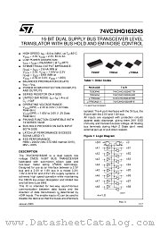 74VCXHQ163245R-E datasheet pdf ST Microelectronics