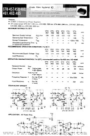 STK-461 datasheet pdf etc