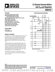 ADD8707WCPZ-REEL7 datasheet pdf Analog Devices