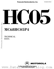 MC68HC08P4 datasheet pdf Freescale (Motorola)