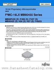 MB90F455SPMT datasheet pdf Fujitsu Microelectronics