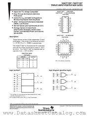 54ACT11027 datasheet pdf Texas Instruments