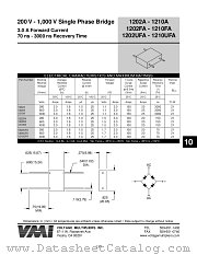 1202UFA datasheet pdf Voltage Multipliers