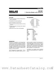 DS1481S datasheet pdf MAXIM - Dallas Semiconductor