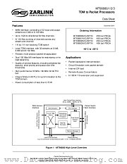 MT90882BP1N datasheet pdf Zarlink Semiconductor
