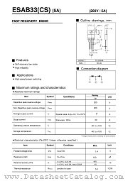 ESAB33-02CS datasheet pdf etc
