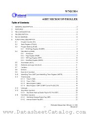 W742C814 datasheet pdf Winbond Electronics