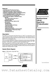 T555711M01-DBW datasheet pdf Atmel