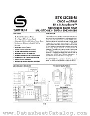 STK12C68-5L45M datasheet pdf SIMTEK