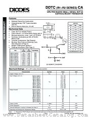 DDTC114WCA-7 datasheet pdf Diodes