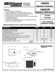 MSASC150W45LR datasheet pdf Microsemi
