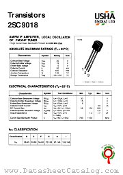 2SC9018 datasheet pdf USHA India LTD