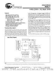 CY62147DV18LL-70BVXI datasheet pdf Cypress